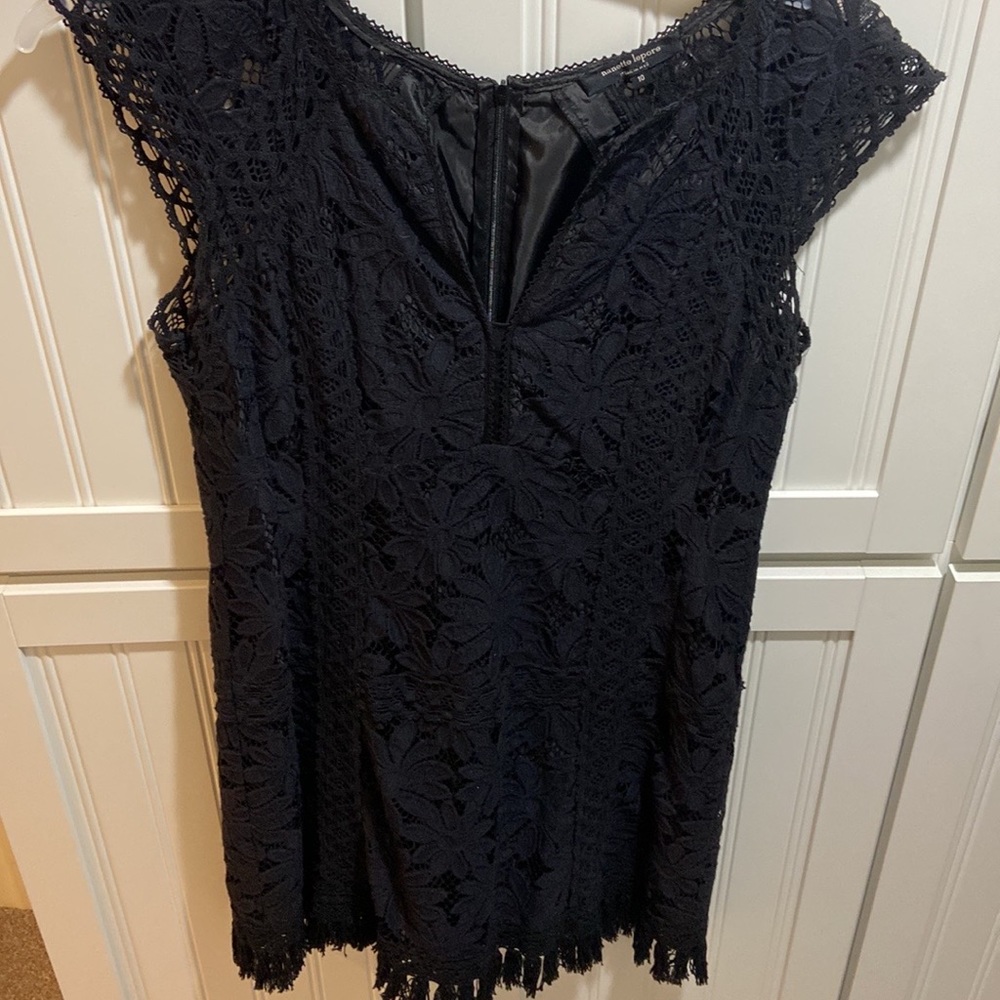 Black Lace/crochet Cocktail dress - Picture 4 of 7